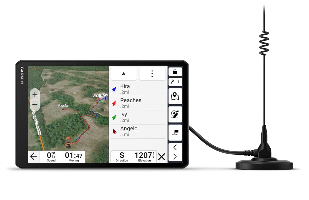 Garmin Alpha® XL, in-Vehicle Dog Tracking GPS Navigator, Track and Train Up to 20 Dogs, Pairs Directly to Your Compatible Dog Collars and Handhelds