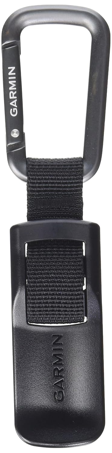 Garmin Carabiner Clip Accessory, Compatible with Various Garmin Handhelds, (010-12897-01),Black