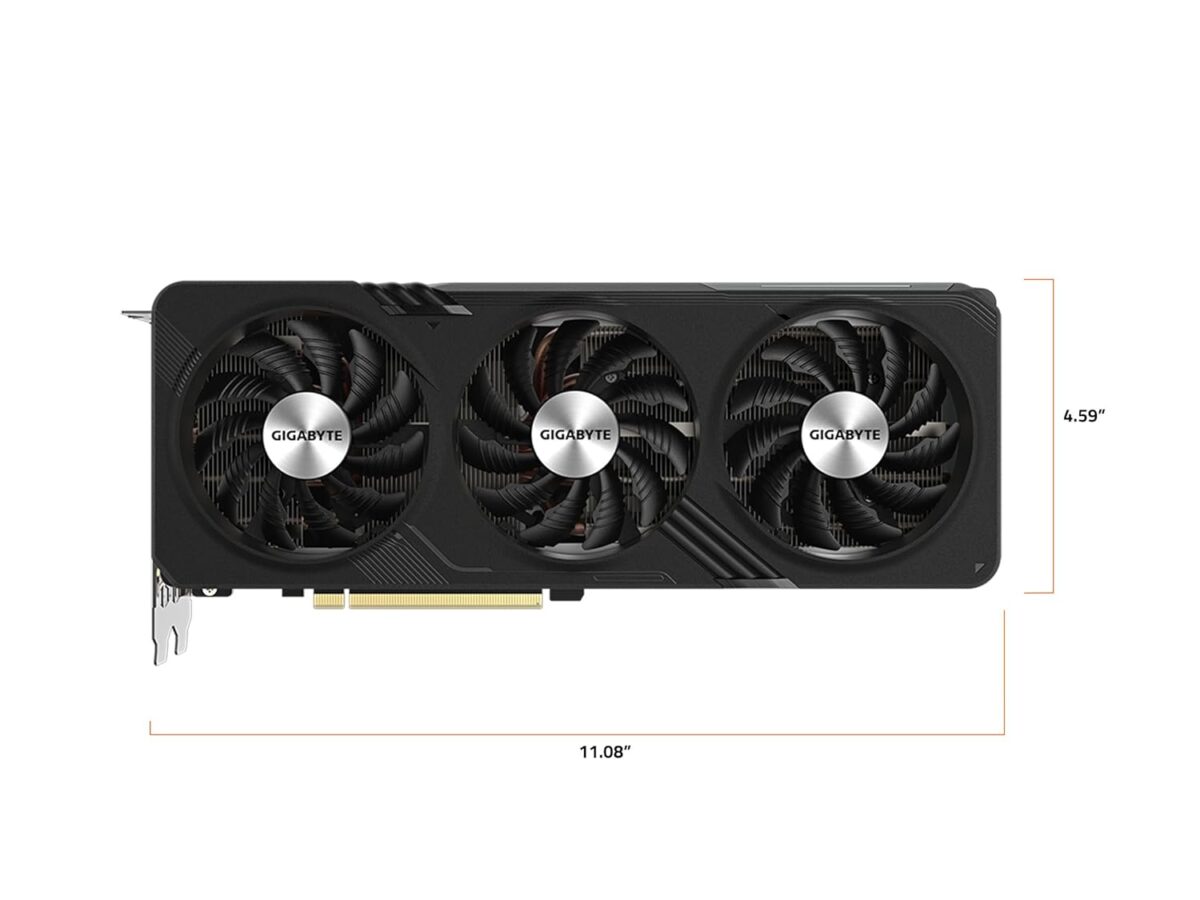 GIGABYTE Radeon RX 7600 XT Gaming OC 16G Graphics Card, 3X WINDFORCE Fans 16GB 128-bit GDDR6, GV-R76XTGAMING OC-16GD Video Card