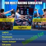 GTPLAYER Sim Racing Wheel Stand Simulator Cockpit Wheel Stand Racing Steering Shifter Mount fit for Logitech G25 G27 G29 G920 G923 Thrustmaster T330TS Gaming Stand Wheel Pedals...