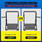 GTPLAYER Sim Racing Wheel Stand Simulator Cockpit Wheel Stand Racing Steering Shifter Mount fit for Logitech G25 G27 G29 G920 G923 Thrustmaster T330TS Gaming Stand Wheel Pedals...