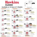 Hawkins Aluminium 5 Litre Classic Pressure Cooker, Best Inner Lid Cooker, Silver (Cl50)