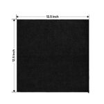 HOMEXCEL Black Microfiber Cleaning Cloth 6 Pack, 12.5 x 12.5 inch Microfiber Towels for Cars, Ultra Absorbent Car Washing Cloth, Lint Free Streak Free Cleaning Rags for Car,...