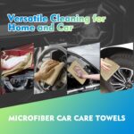 HOMEXCEL Brown Microfiber Cleaning Cloth 12 Pack, 12.5 x 12.5 inch Microfiber Towels for Cars, Ultra Absorbent Car Washing Cloth, Lint Free Streak Free Cleaning Rags for Car,...