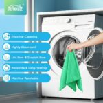 HOMEXCEL Green Microfiber Cleaning Cloth, 12 Pack Premium Microfiber Towels for Cars, Lint Free, Scratch-Free, Highly Absorbent, Reusable Cleaning Rags for Car, Household,...