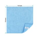 HOMEXCEL Green Microfiber Cleaning Cloth, 12 Pack Premium Microfiber Towels for Cars, Lint Free, Scratch-Free, Highly Absorbent, Reusable Cleaning Rags for Car, Household,...