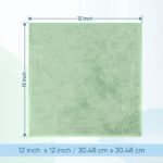 HOMEXCEL Microfiber Washcloths 12 Pack, Highly Absorbent and Soft Face Towel, Multi-Purpose Wash Cloths for Bathroom, Gym, Hotel, Spa and Kitchen, Multicolor 12x12 Inch