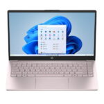 HP 14 inch HD Windows Laptop Intel Processor N150 4GB RAM 128GB UFS Tranquil Pink