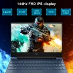 HP Victus 15.6 i5 Gaming Laptop, 15.6" FHD 1920*1080 144Hz, Intel Core i5-12450H, NVIDIA GeForce RTX 3050, 32GB RAM, 1TB SSD, Backlit KB, Touchpad, SD Card Reader, Webcam, HDMI,...