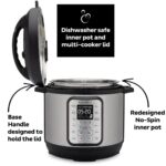 Instant Pot Duo Plus 9-in-1 Multicooker, Pressure Cooker, Slow Cook, Rice Maker, Steamer, Sauté, Yogurt, Warmer & Sterilizer, Includes App With Over 800 Recipes, Stainless...