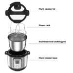 Instant Pot Duo Plus 9-in-1 Multicooker, Pressure Cooker, Slow Cook, Rice Maker, Steamer, Sauté, Yogurt, Warmer & Sterilizer, Includes App With Over 800 Recipes, Stainless...
