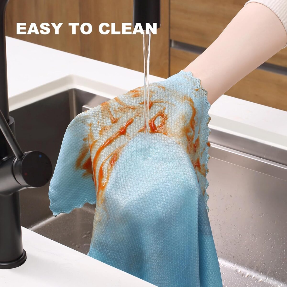 JOYMOOP Fish Scale Streak Free Magic Glass Window Cleaning Cloth, Microfiber Cleaning Cloth, Reusable Absorbent Shiny Wipes, Microfiber Towels, Lint Free Dish Drying Polishing...