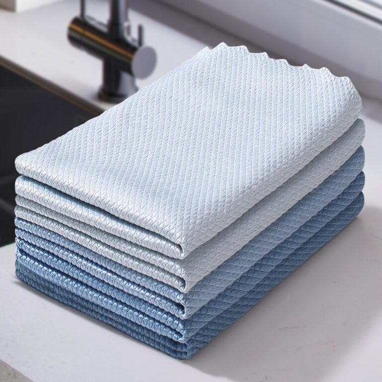 JOYMOOP Fish Scale Streak Free Magic Glass Window Cleaning Cloth, Microfiber Cleaning Cloth, Reusable Absorbent Shiny Wipes, Microfiber Towels, Lint Free Dish Drying Polishing...