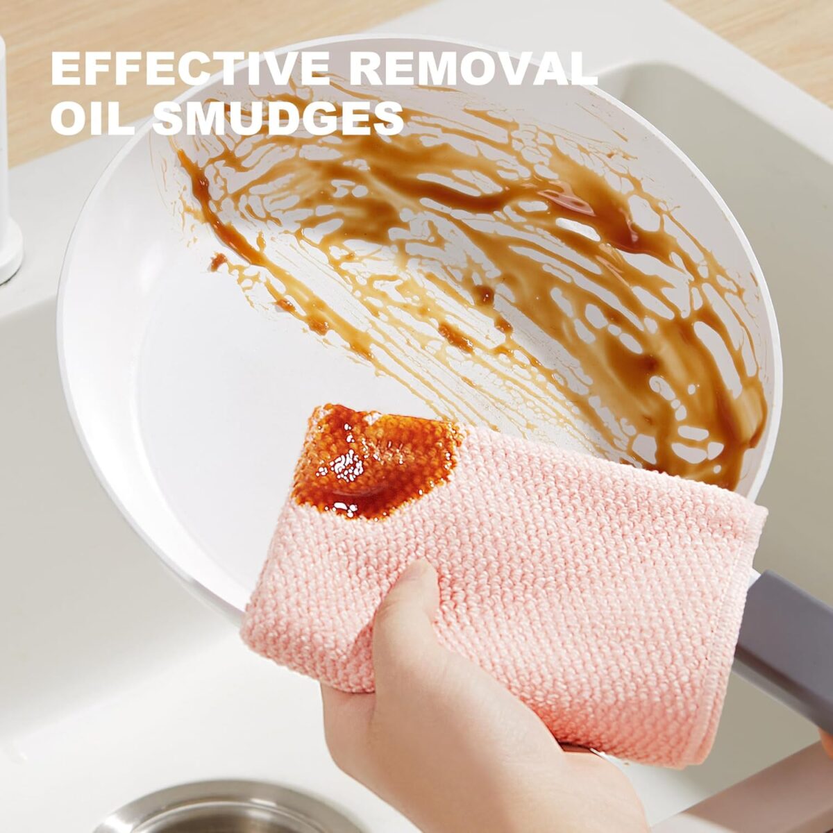 JOYMOOP Microfiber Cleaning Cloth, Soft Absorbent Cloth, Multi-Purpose Cleaning Cloth, Highly Absorbent Cleaning Rags, Lint-Free, Streak-Free Cleaning Cloths for Kitchen Home...