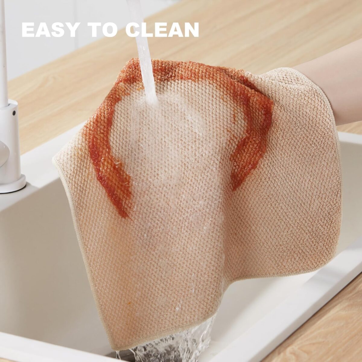 JOYMOOP Microfiber Cleaning Cloth, Soft Absorbent Cloth, Multi-Purpose Cleaning Cloth, Highly Absorbent Cleaning Rags, Lint-Free, Streak-Free Cleaning Cloths for Kitchen Home...
