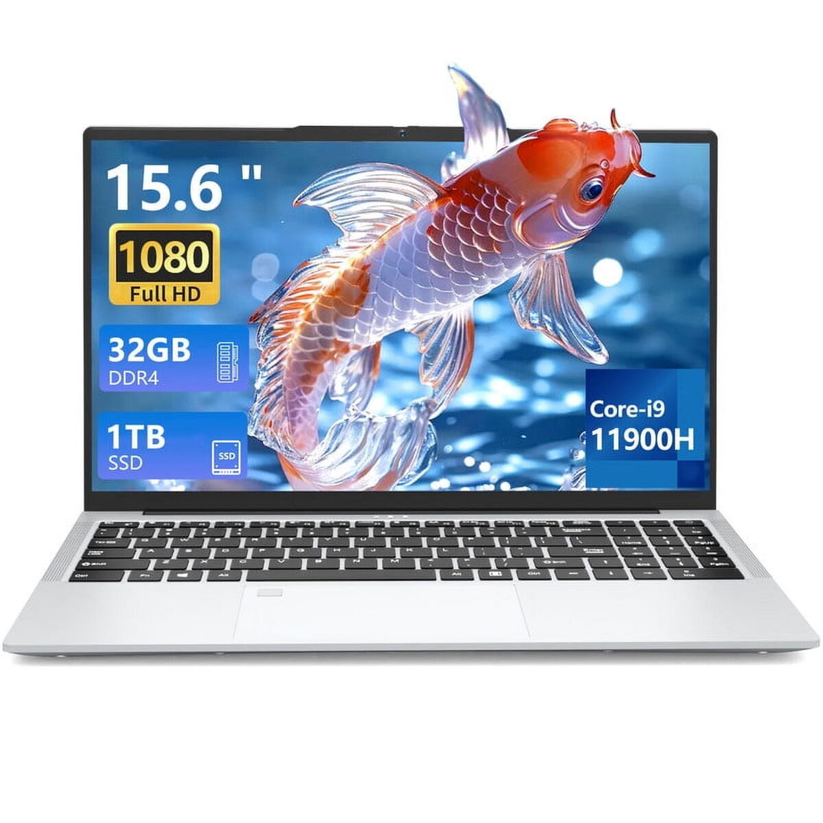 KUU A4 Pro 15.6" FHD Slim Business Laptop, Intel Core i9, 32GB RAM, 1TB SSD, New