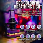 Live Video Streaming Kit (Deluxe)-for Video Call, Gaming, Podcast, YouTube, Content Creation- Includes 2k 60 FPS Webcam, Professional Cardioid Microphone, and LED Flat Light for...