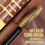 Maybelline Colossal Bubble Washable Mascara Makeup, High Intensity, Blackest Black