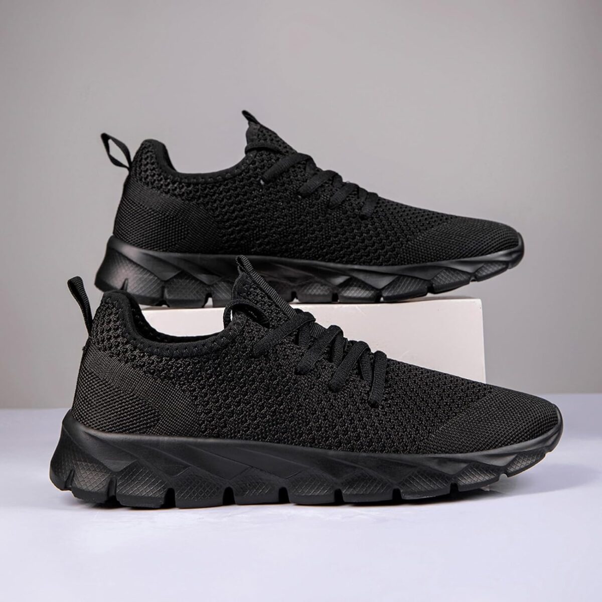 Mens Running Shoes Fashion Sneakers Tennis Walking Shoes Lightweight Athletic Gym Workout Shoes