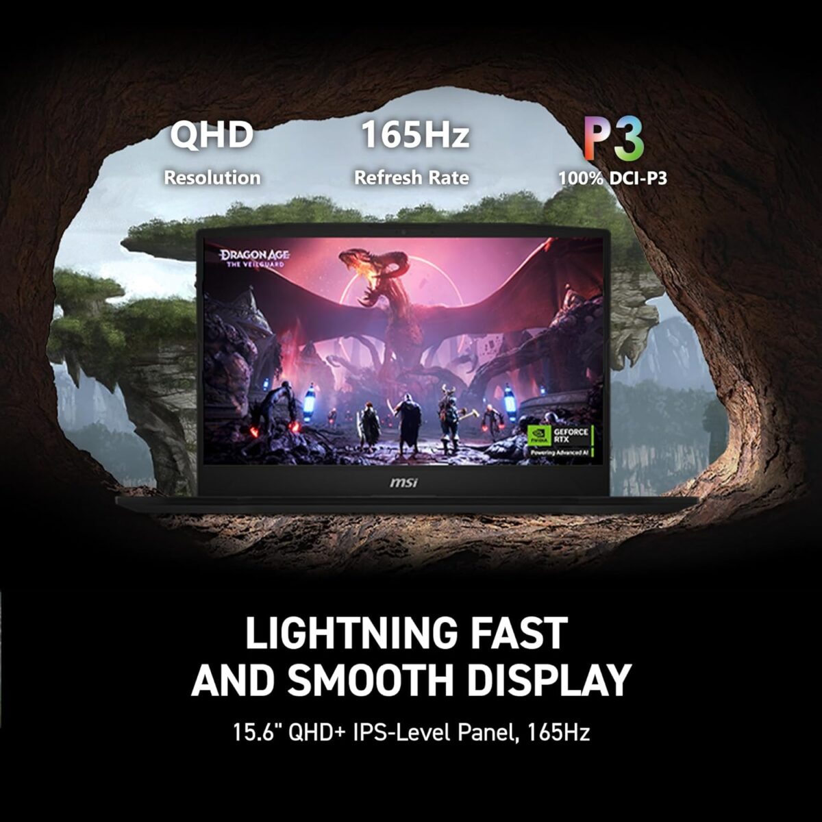 MSI Katana 15 HX 15.6â€ 165Hz QHD+ Gaming Laptop: Intel Core i9-14900HX, NVIDIA Geforce RTX 5070, 32GB DDR5, 1TB NVMe SSD, RGB Keyboard, Win 11 Home: Black B14WGK-016US