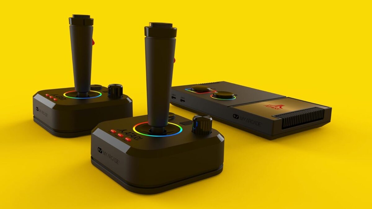 My Arcade Atari Game Station Pro: Retro Video Game Console with 200+ Games, Wireless Joysticks, RGB LED Lights, Atari 2600/5200/7800 and More