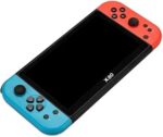 New X80 bluered Handheld Game Console 16gb Build in Many Games 7 inch HD Output Retro Game Cheap Children's Gifts Support TV Playing Games Gameboy Birthday Gift for Kids Adults