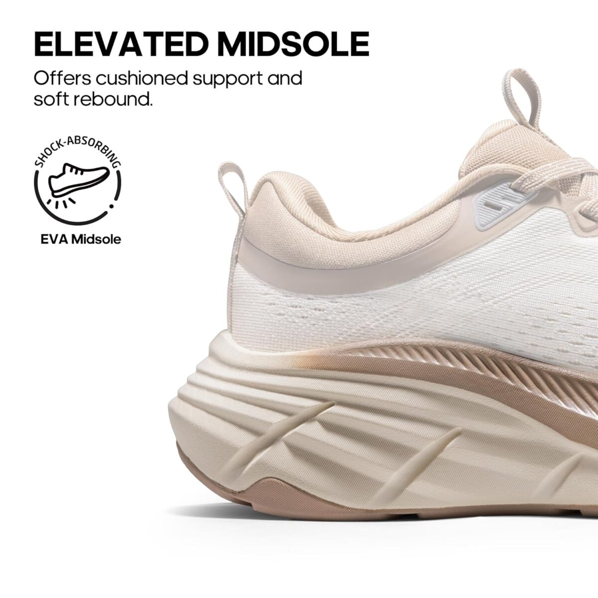 NORTIV 8 Women's Walking Shoes Cushion Comfortable ActiveBreeze Running Tennis Shoes Non-Slip Workout Gym Sports Athletic Breathable Fashion Sneakers