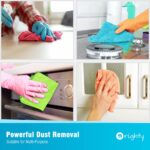 Orighty Microfiber Cleaning Cloth Pack of 12, Highly Absorbent Cleaning Supplies, Lint Free Cloths for Multiple-use, Powerful Dust Removal Clean Rags for House, Kitchen, Car...