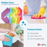 Orighty Microfiber Cleaning Cloth Pack of 12, Highly Absorbent Cleaning Supplies, Lint Free Cloths for Multiple-use, Powerful Dust Removal Clean Rags for House, Kitchen, Car...