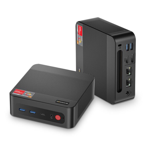 P4 Light Gaming Mini PC, Ryzen 7 5700U, 32GB RAM 1TB SSD, 11 Pro Triple 4K 60HZ Displays Desktop Computers, Support PS3 Emulator Micro PC, HDMI+DP+Type-C, WiFi 6E, BT5.2, Dual...