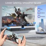 Portable Mini Game Video Projector, 30,000+ Preloaded Games, Android TV 11.0 Smart Projector, 360 ANSI, WiFi & Bluetooth, 1080P HD, Ideal for Home Theater, Gaming, Camping &...