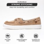 Project Cloud Sneakers for Women - Memory Foam Spring Shoes for Women Footwear - Slip-On Boat Shoes - Non Slip Fashion Sneakers - Lightweight Loafers (Seasalt)