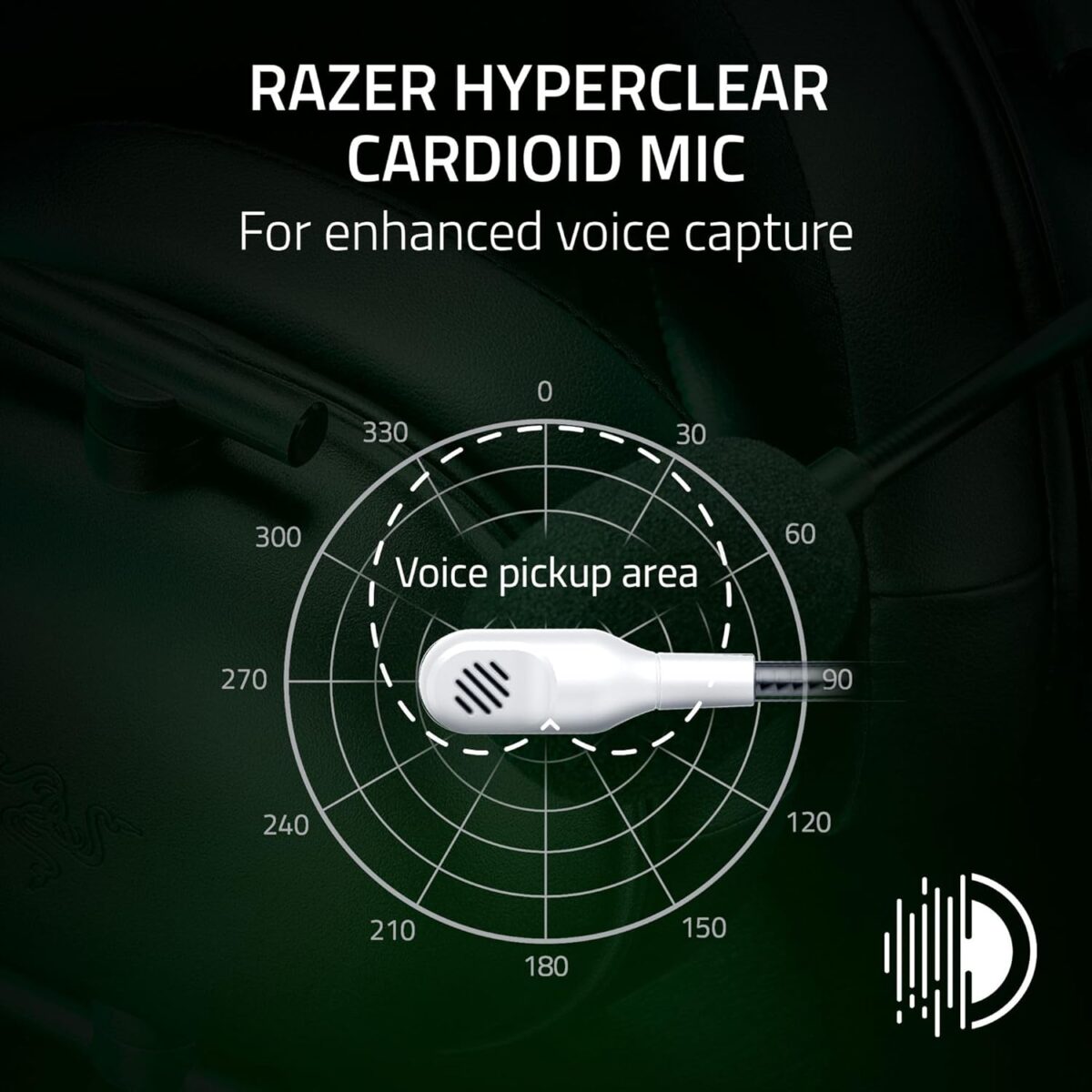 Razer BlackShark V2 X Gaming Headset: 7.1 Surround Sound - 50mm Drivers - Memory Foam Cushion - for PC, PS4, PS5, Switch - 3.5mm Audio Jack - Green