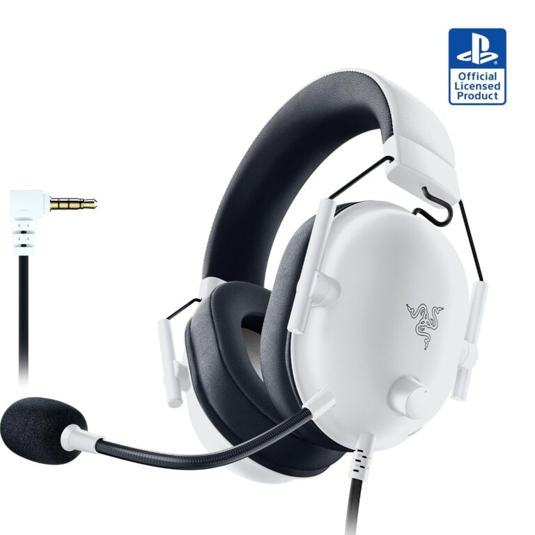 Razer BlackShark V2 X PlayStation Gaming Headset: 50mm Drivers - Cardioid Mic - Lightweight - Comfortable, Noise Isolating Earcups - for PS5, Xbox Series X, PC, Switch via 3.5...