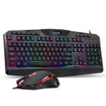 Redragon S101 Gaming Keyboard, M601 Mouse, RGB Backlit Gaming Keyboard, Programmable Backlit Mouse, Value Combo Set [New Version]