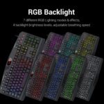 Redragon S101 Gaming Keyboard, M601 Mouse, RGB Backlit Gaming Keyboard, Programmable Backlit Mouse, Value Combo Set [New Version]