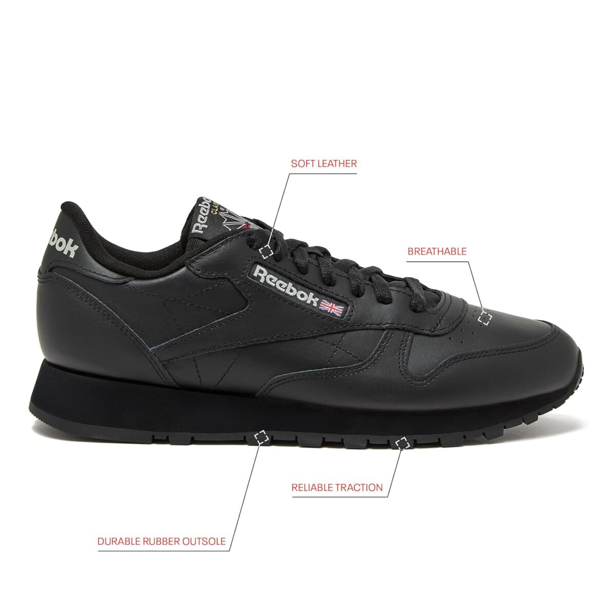 Reebok Men's Classic Leather Sneakers