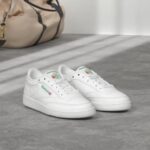 Reebok Men's Club C 85 Tennis Shoes, Casual Fashion White Sneakers