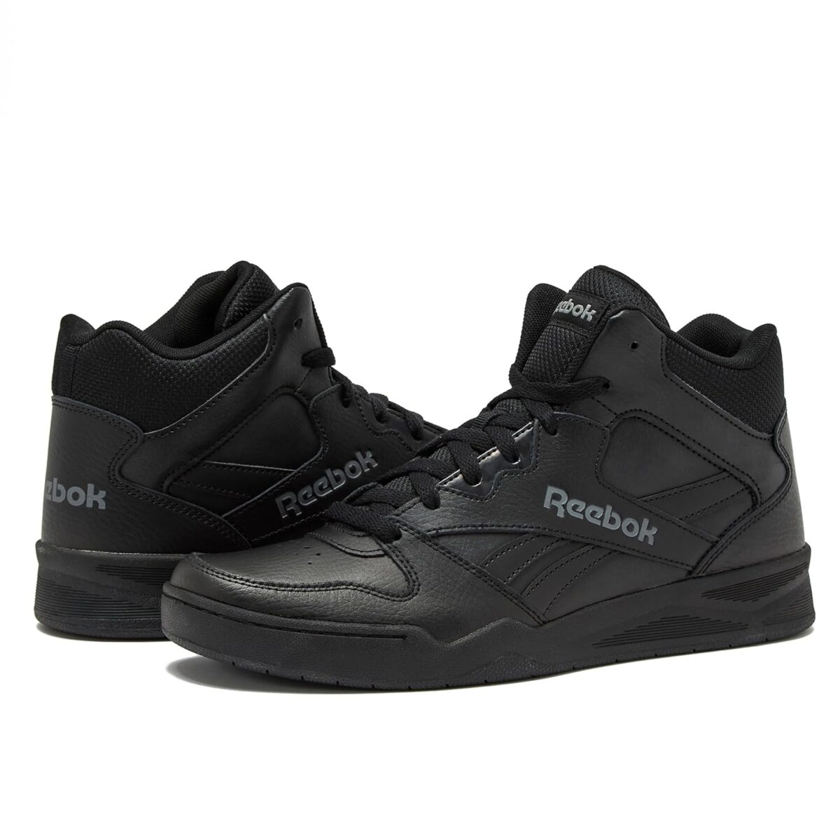 Reebok Royal BB4500 Hi2 High Top Sneakers for Men, Black or White Mens Basketball Shoes, Medium or Wide Width Size 7 to 14 Athletic Mens Shoes