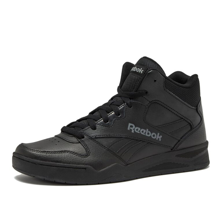 Reebok Royal BB4500 Hi2 High Top Sneakers for Men, Black or White Mens Basketball Shoes, Medium or Wide Width Size 7 to 14 Athletic Mens Shoes