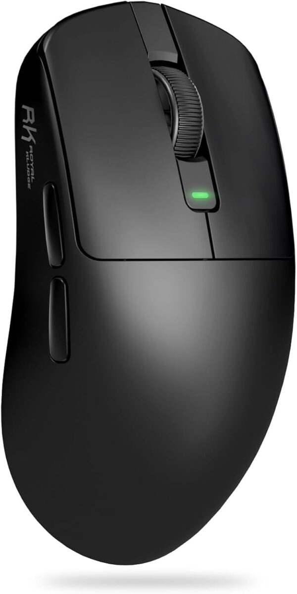 RK ROYAL KLUDGE RK M3 Wireless Gaming Mouse with 42K DPI, 47g Lightweight Computer Mouse with Dual 8K Polling Optical Sensor, Bluetooth/2.4G/USB-C Wired PC Game Mice with 5...