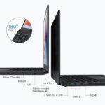 RNRUO 14 inch Windows 11 Laptops New Intel Celeron N4000 2.6Ghz 8GB RAM 512GB ROM, WiFi5 BT5.0, Notebook PC Computer Laptop for Business Student Beginner