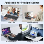 RNRUO 15.6 inch 1080p Laptop Computer 8GB RAM 256GB SSD with 4 Core Intel Pentium J3710 Up to 2.64 GHz, 1920*1080 IPS, WiFi 5 BT5.0, Windows 11