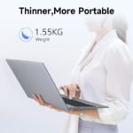RNRUO 15.6 inch 1080p Laptop Computer 8GB RAM 256GB SSD with 4 Core Intel Pentium J3710 Up to 2.64 GHz, 1920*1080 IPS, WiFi 5 BT5.0, Windows 11