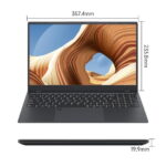 RNRUO 15.6" Windows 11 Pro Laptop, 16GB RAM 1TB SSD, Intel Celeron N5095 2.9GHz Fingerprint Backlit Keyboard 1920*1080 IPS FHD Display for Student, Home Office, Business