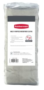 Rubbermaid Microfiber Cloth Towels 24 Pack 14"x14" Non-Scratch Reusable/Washable for Cleaning/Wiping/Polishing for Home/Kitchen/Car