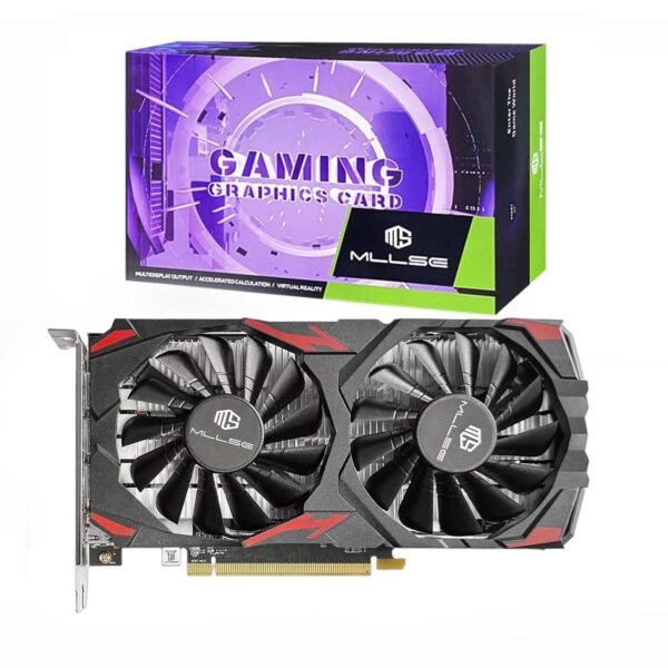 RX 580 8GB GDDR5 256-bit Gaming Graphics Card (PCIe 3.0 x16, 8-pin, 3X DP + HDMI) - Desktop Computer Video Card for PC Gaming