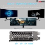 RX 580 8GB GDDR5 256-bit Gaming Graphics Card (PCIe 3.0 x16, 8-pin, 3X DP + HDMI) - Desktop Computer Video Card for PC Gaming