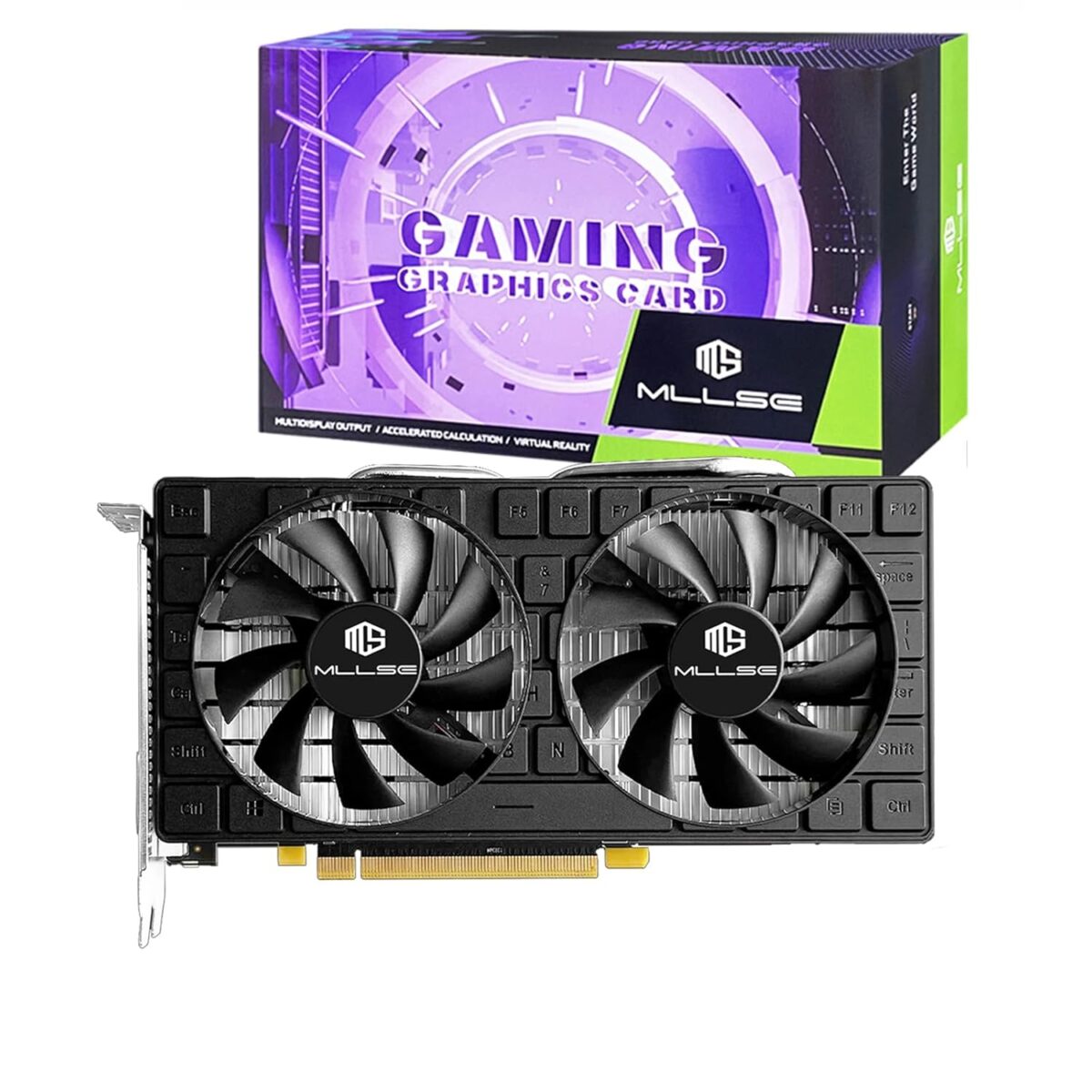 RX 580 8GB GDDR5 256-bit Gaming Graphics Card (PCIe 3.0 x16, 8-pin, 3X DP + HDMI) - Desktop Computer Video Card for PC Gaming