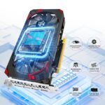 RX 580 Graphics Card 8GB GDDR5 2048 SP PCIe 3.0 Dual Fan Cooling DirectX 12 256-Bit HDMI/DP/DVI Outputs Video vard for Gaming PC and Streaming